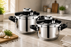 Kit 2 Panelas de Pressão Inox 4L | Compre 1 e Leve 2