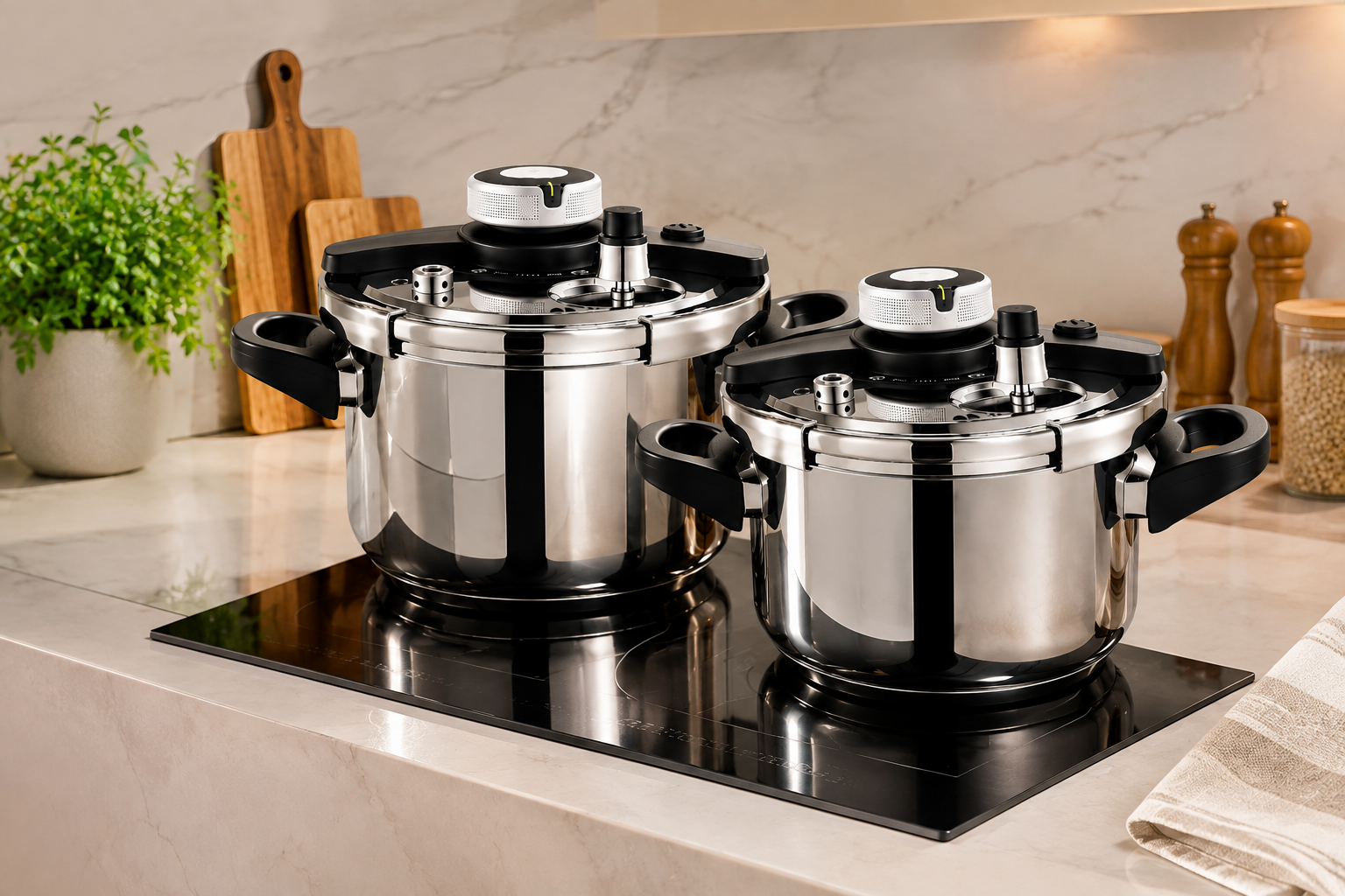 Kit 2 Panelas de Pressão Inox 4L | Compre 1 e Leve 2
